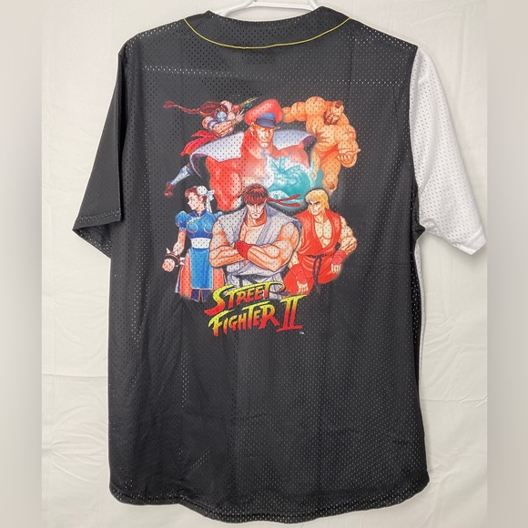 NWT Men’s Street Fighter Short Sleeve Net Jersey Shirt XL - Picture 8 of 8